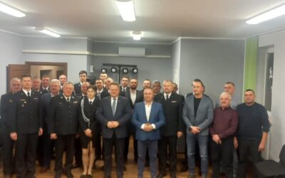 Zebranie sprawozdawcze jednostki OSP w Przerośli (powiat suwalski)